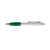 Branded Promotional CURVY BALL PEN in White & Green Pen From Concept Incentives.