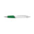 Branded Promotional OVALE BALL PEN in White & Green Pen From Concept Incentives.