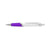 Branded Promotional OVALE BALL PEN in White & Purple Pen From Concept Incentives.