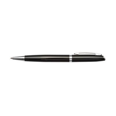 Branded Promotional CHARLESTON BALL PEN in Black Pen From Concept Incentives.