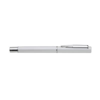 Branded Promotional EXECUTIVE SILBURN ROLLERBALL PEN MATT FINISH in White Pen From Concept Incentives.