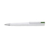 Branded Promotional FLAT CAP PEN in White-green Pen From Concept Incentives.