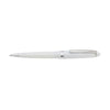 Branded Promotional ALPINE PEN in White-silver Pen From Concept Incentives.