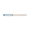 Branded Promotional BORDER MESSAGE PEN in White & Blue Pen From Concept Incentives.