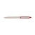 Branded Promotional BORDER MESSAGE PEN in White & Red Pen From Concept Incentives.