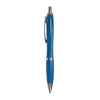 Branded Promotional CURVY SPECKLE ECO BALL PEN in Blue Pen From Concept Incentives.