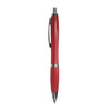 Branded Promotional CURVY SPECKLE ECO BALL PEN in Red Pen From Concept Incentives.