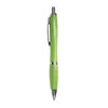 Branded Promotional CURVY SPECKLE ECO BALL PEN in Green Pen From Concept Incentives.