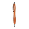 Branded Promotional CURVY SPECKLE ECO BALL PEN in Orange Pen From Concept Incentives.