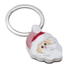 Branded Promotional FATHER CHRISTMAS SANTA KEYRING Keyring From Concept Incentives.