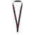 Branded Promotional LAGO LANYARD with Break-away Closure in Black Solid Lanyard From Concept Incentives.