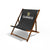 Branded Promotional ADULT WIDE BOY DELUXE WOOD DECKCHAIR with 300gsm Canvas Sling Chair From Concept Incentives.