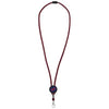 Branded Promotional HAGEN DUAL-TONE LANYARD with Adjustable Round Disc in Red-black Solid Lanyard From Concept Incentives.