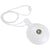 Branded Promotional BLUBBER ROUND BUBBLE DISPENSER in White Solid Bubble Blower From Concept Incentives.