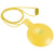 Branded Promotional BLUBBER ROUND BUBBLE DISPENSER in Yellow Bubble Blower From Concept Incentives.