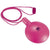 Branded Promotional BLUBBER ROUND BUBBLE DISPENSER in Fuchsia Bubble Blower From Concept Incentives.