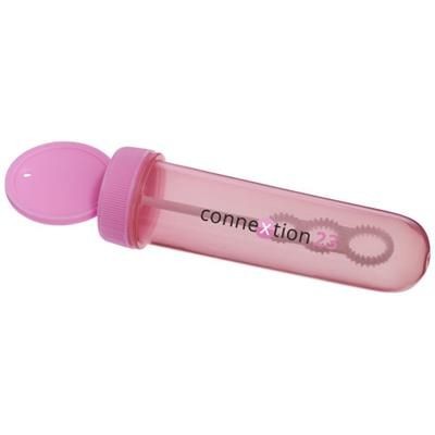 Branded Promotional BUBBLY BUBBLE DISPENSER TUBE in Fuchsia Bubble Blower From Concept Incentives.