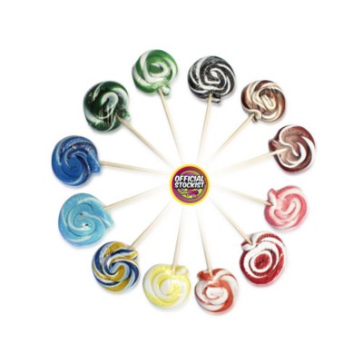 Branded Promotional SWIRLY POP LOLLIPOP Lollipop From Concept Incentives.