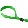 Branded Promotional TAGGY BRACELET with Security Lock in Green Wrist Band From Concept Incentives.