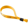 Branded Promotional TAGGY BRACELET with Security Lock in Orange Wrist Band From Concept Incentives.