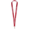 Branded Promotional IMPEY LANYARD with Convenient Hook in Red Lanyard From Concept Incentives.