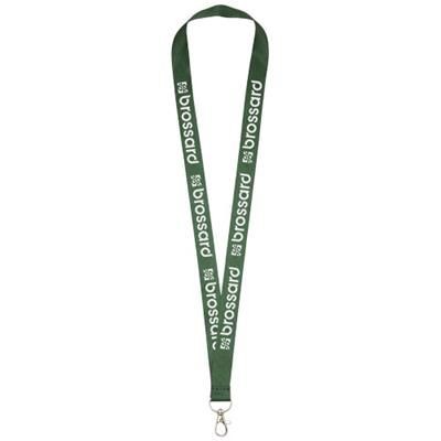 Branded Promotional IMPEY LANYARD with Convenient Hook in Green Lanyard From Concept Incentives.