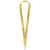 Branded Promotional IMPEY LANYARD with Convenient Hook in Yellow Lanyard From Concept Incentives.