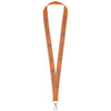 Branded Promotional IMPEY LANYARD with Convenient Hook in Orange Lanyard From Concept Incentives.