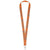 Branded Promotional IMPEY LANYARD with Convenient Hook in Orange Lanyard From Concept Incentives.