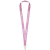 Branded Promotional IMPEY LANYARD with Convenient Hook in Pink Lanyard From Concept Incentives.