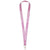 Branded Promotional IMPEY LANYARD with Convenient Hook in Pink Lanyard From Concept Incentives.