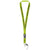 Branded Promotional SAGAN MOBILE PHONE HOLDER LANYARD with Detachable Buckle in Lime Lanyard From Concept Incentives.