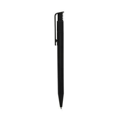 Branded Promotional CALICO‚Äö√ë¬¢ BALL PEN RECYCLED SOLID COLOUR in Black Pen From Concept Incentives.