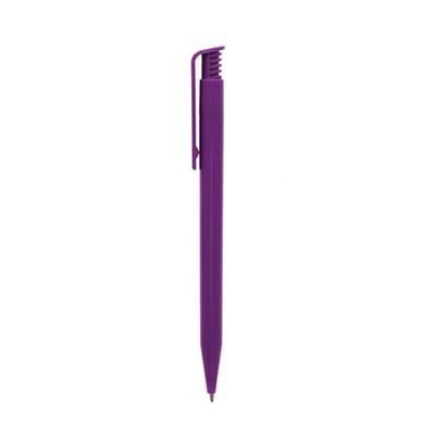 Branded Promotional CALICO‚Äö√ë¬¢ BALL PEN RECYCLED SOLID COLOUR in Purple Pen From Concept Incentives.