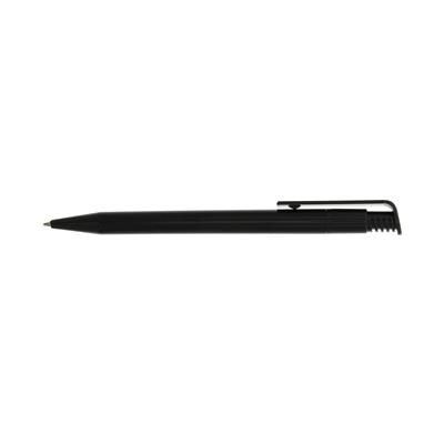 Branded Promotional CALICO BALL PEN SOLID COLOUR in Black Pen From Concept Incentives.