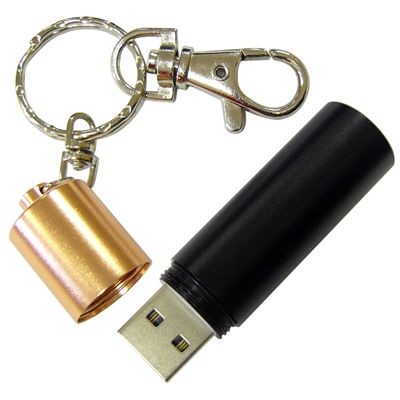 Branded Promotional BATTERY BLACK METALLIC USB FLASH DRIVE MEMORY STICK Memory Stick USB From Concept Incentives.