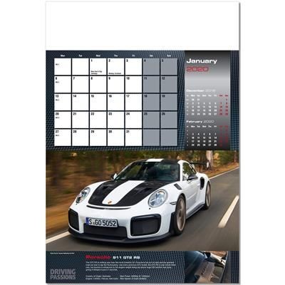 Branded Promotional DRIVING PASSIONS WALL CALENDAR Calendar From Concept Incentives.