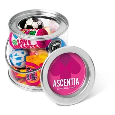 Branded Promotional MINI RETRO SWEETS BUCKET Sweets From Concept Incentives.