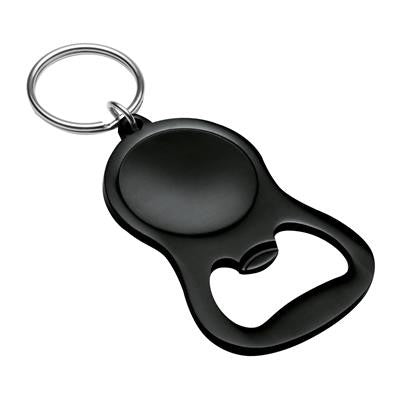 Branded Promotional JUMILLA KEYRING with Bottle Opener Bottle Opener From Concept Incentives.