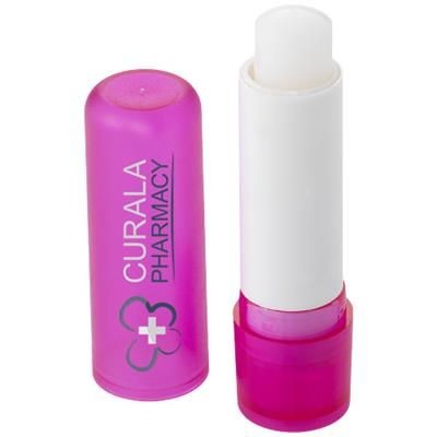 Branded Promotional DEALE LIP BALM STICK in Pink Lip Balm From Concept Incentives.