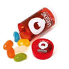 Branded Promotional MINI CLEAR TRANSPARENT TUBE with Jolly Beans Sweets From Concept Incentives.