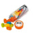 Branded Promotional MIDI CLEAR TRANSPARENT TUBE with Jolly Beans Sweets From Concept Incentives.