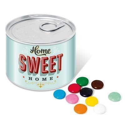 Branded Promotional MINI RING PULL TIN with Chocolate Beanies Chocolate From Concept Incentives.