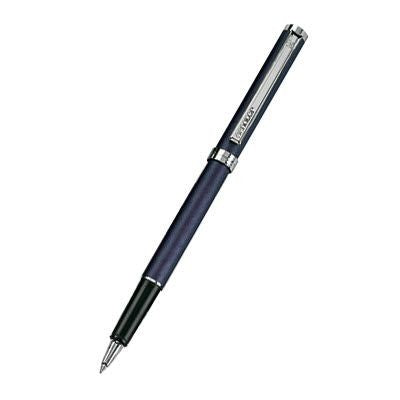 Branded Promotional SENATOR DELGADO METALLIC METAL ROLLERBALL PEN in Blue Pen From Concept Incentives.