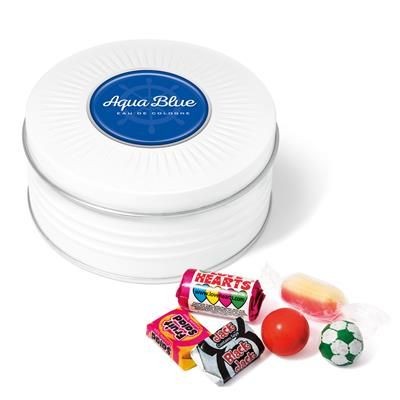 Branded Promotional SUNRAY TREAT TIN with Retro Sweets Sweets From Concept Incentives.