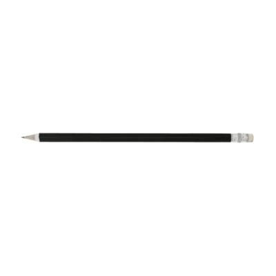Branded Promotional NEWSPAPER PENCIL in Black Pencil From Concept Incentives.