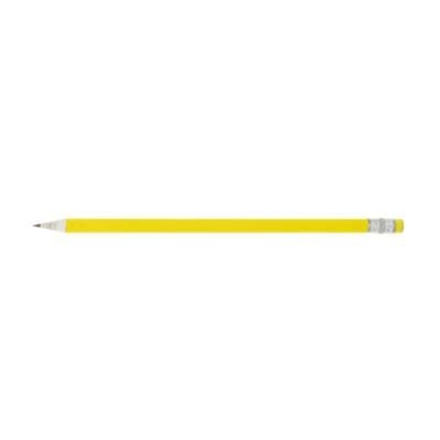Branded Promotional NEWSPAPER PENCIL in Yellow Pencil From Concept Incentives.