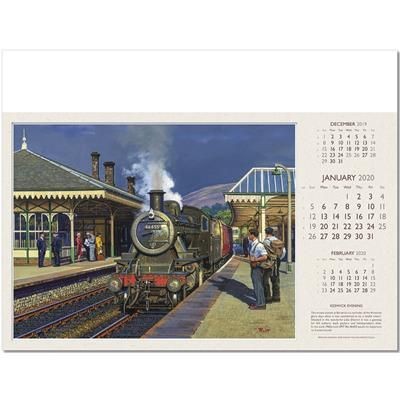 Branded Promotional FOOTPLATE WALL CALENDAR Calendar From Concept Incentives.