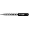 Branded Promotional CHARLES DICKENS METAL BALL PEN in Black & Silver Pen From Concept Incentives.