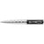 Branded Promotional CHARLES DICKENS METAL BALL PEN in Black & Silver Pen From Concept Incentives.